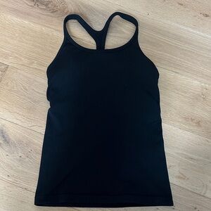 Athleta Black Racerback Tank Top